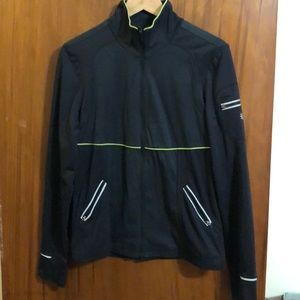 ATHLEISURE Athleta M Black w/green trim